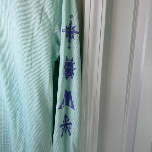 Nike acg Athletic Dri-Fit Loose Fit Long Sleeve Shirt Kids Size L Mint Green NWT - Picture 7 of 10